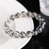 Natural Black Sparkling Diamond Colorful Mountain Diamond Bracelet - Resilience & Strength